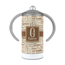 Coffee Lover 12 oz Stainless Steel Sippy Cup (Personalized)