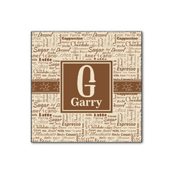 Coffee Lover Wood Print - 12x12 (Personalized)