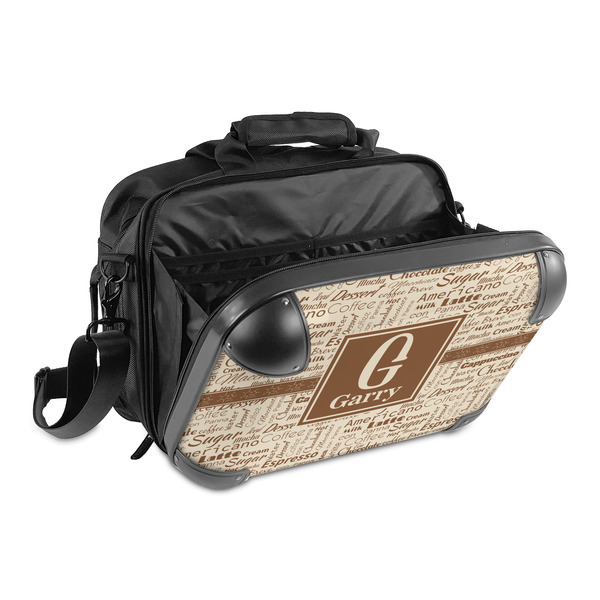 Coffee Lover 15" Hard Shell Briefcase - Open