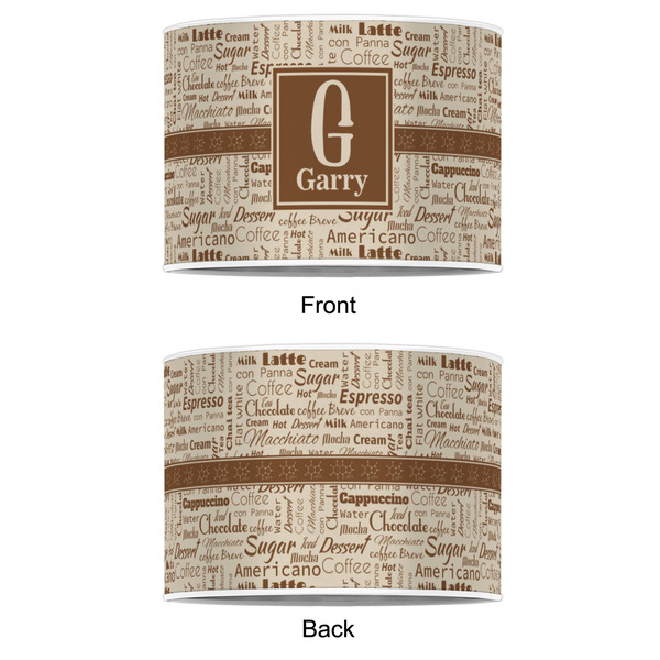 Coffee Lover 16" Drum Lampshade - APPROVAL (Poly Film)