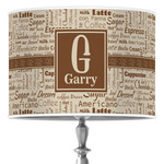 Coffee Lover Drum Lamp Shade (Personalized)
