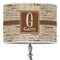Coffee Lover 16" Drum Lampshade - ON STAND (Poly Film)