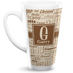 Coffee Lover 16 Oz Latte Mug (Personalized)