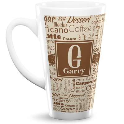 Custom Coffee Lover Latte Mug (Personalized)