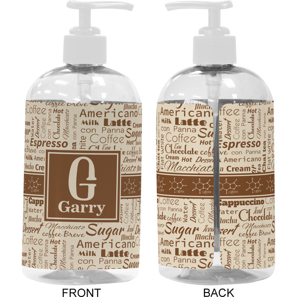 Coffee Lover 16 oz Plastic Liquid Dispenser- Approval- White