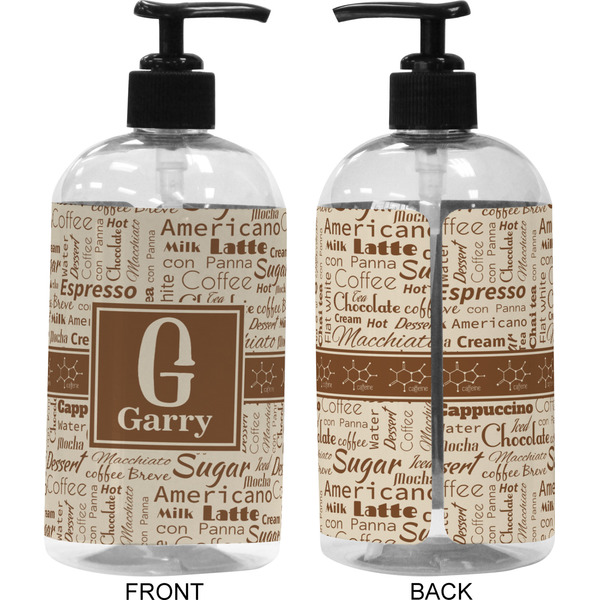 Coffee Lover 16 oz Plastic Liquid Dispenser (Approval)