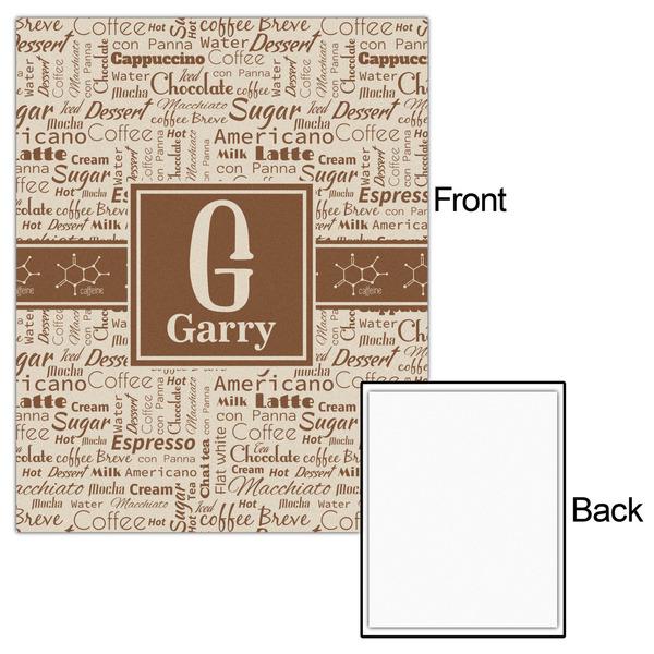 Coffee Lover 16x20 - Matte Poster - Front & Back