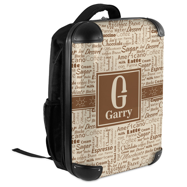Coffee Lover 18" Hard Shell Backpacks - ANGLED VIEW