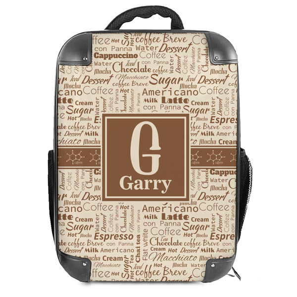 Custom Coffee Lover 18" Hard Shell Backpack (Personalized)