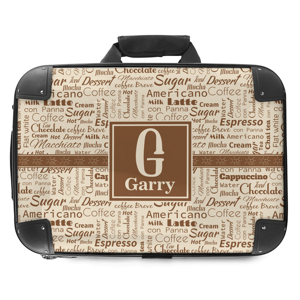 Custom Coffee Lover Hard Shell Briefcase - 18" (Personalized)