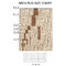 Coffee Lover 2'x3' Indoor Area Rugs - Size Chart