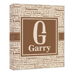 Coffee Lover Canvas Print - 20x24 (Personalized)