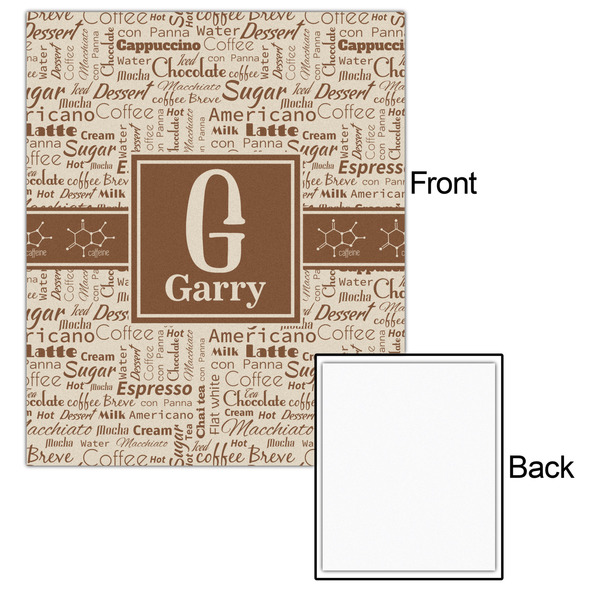 Coffee Lover 20x24 - Matte Poster - Front & Back