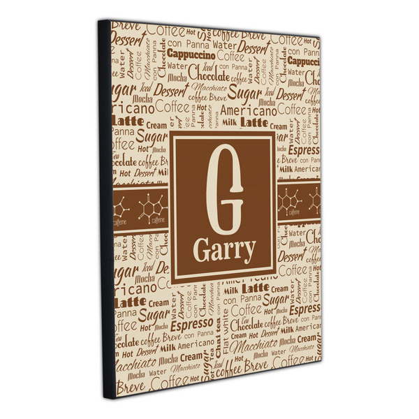 Coffee Lover 20x24 Wood Print - Angle View