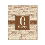 Coffee Lover Wood Print - 20x24 (Personalized)