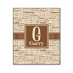 Coffee Lover Wood Print - 20x24 (Personalized)