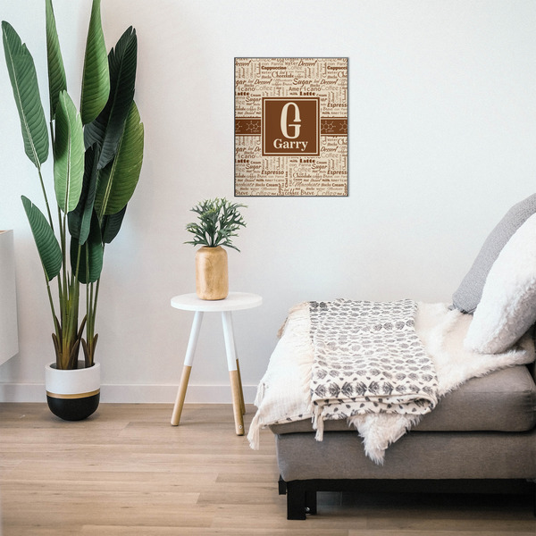 Coffee Lover 20x24 Wood Print - In Context