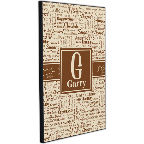 Coffee Lover 20x30 Wood Print - Angle View