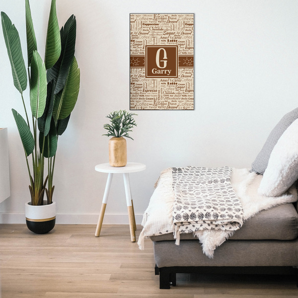 Coffee Lover 20x30 Wood Print - In Context