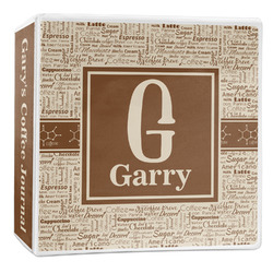 Coffee Lover 3-Ring Binder - 2 inch (Personalized)