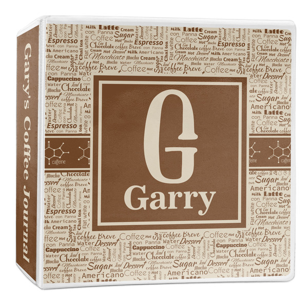 Custom Coffee Lover 3-Ring Binder - 2 inch (Personalized)