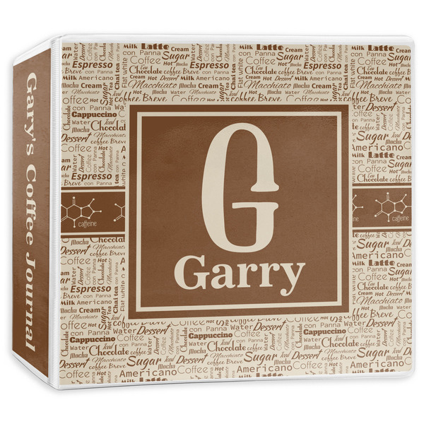 Custom Coffee Lover 3-Ring Binder - 3 inch (Personalized)