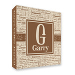 Coffee Lover 3 Ring Binder - Full Wrap - 2" (Personalized)