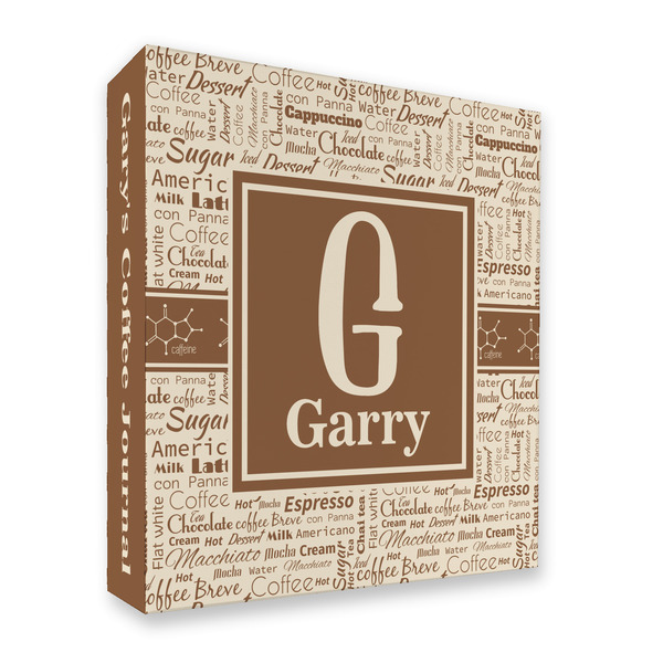 Custom Coffee Lover 3 Ring Binder - Full Wrap - 2" (Personalized)