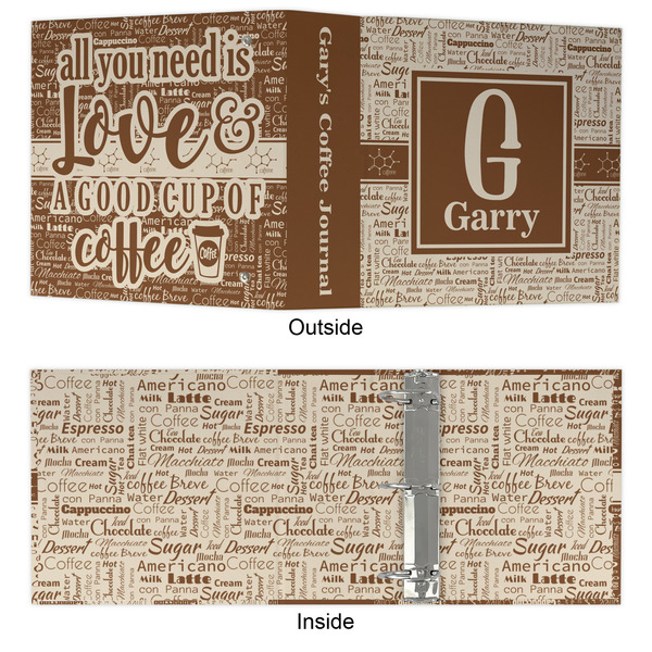 Coffee Lover 3 Ring Binders - Full Wrap - 3" - APPROVAL
