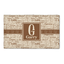 Coffee Lover 3' x 5' Indoor Area Rug (Personalized)