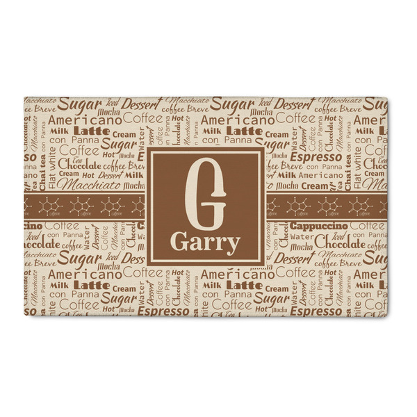 Custom Coffee Lover 3' x 5' Patio Rug (Personalized)