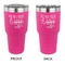 Coffee Lover 30 oz Stainless Steel Tumbler - Pink - Double Sided (Personalized)