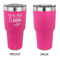 Coffee Lover 30 oz Stainless Steel Ringneck Tumblers - Pink - Single Sided - APPROVAL