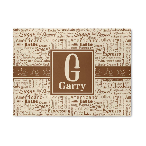 Custom Coffee Lover Area Rug (Personalized)