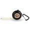 Coffee Lover 6-Ft Pocket Tape Measure with Carabiner Hook - Front