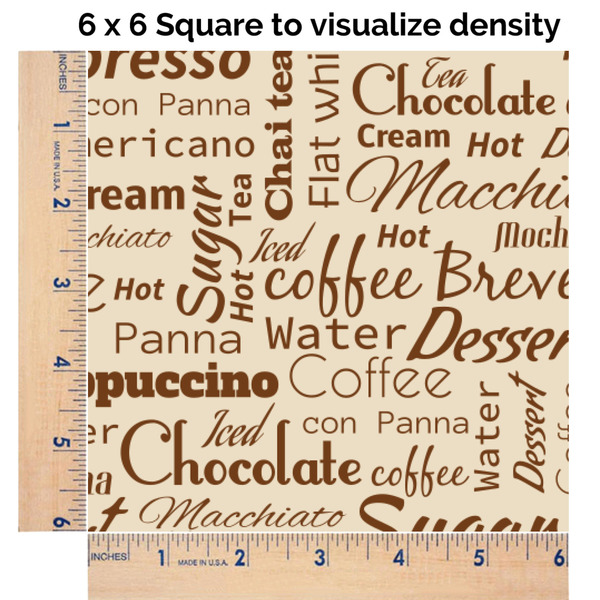 Coffee Lover 6x6 Swatch of Fabric