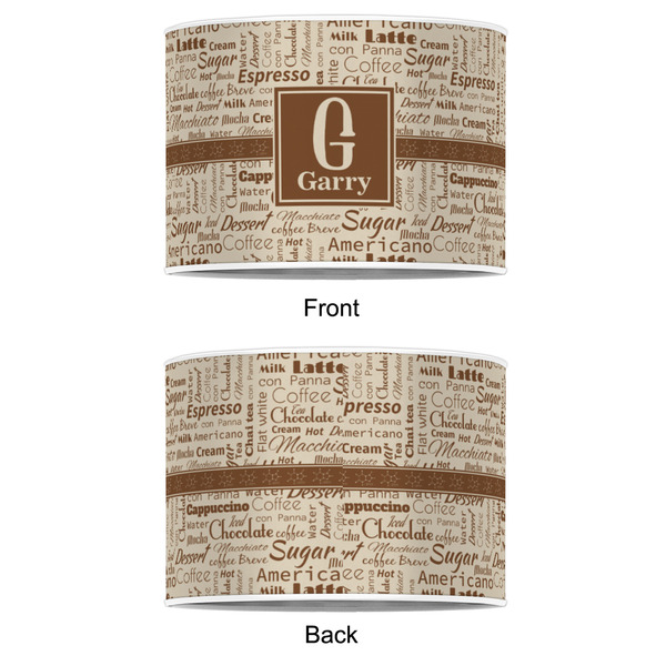 Coffee Lover 8" Drum Lampshade - APPROVAL (Poly Film)