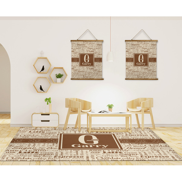 Coffee Lover 8'x10' Indoor Area Rugs - IN CONTEXT
