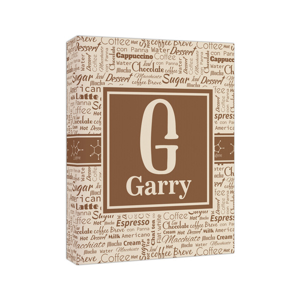 Coffee Lover 8x10 - Canvas Print - Angled View