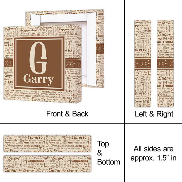 Coffee Lover 8x8 - Canvas Print - Approval