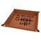 Coffee Lover 9" x 9" Leatherette Snap Up Tray - FOLDED