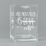 Coffee Lover Acrylic Pen Holder