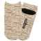 Coffee Lover Adult Ankle Socks - Single Pair - Front and Back