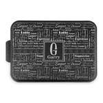 Coffee Lover Aluminum Baking Pan with Black Lid (Personalized)