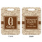 Coffee Lover Aluminum Luggage Tag (Front + Back)
