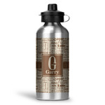 Coffee Lover Water Bottle - Aluminum - 20 oz (Personalized)