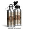 Coffee Lover Aluminum Water Bottle - Alternate lid options
