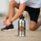 Coffee Lover Aluminum Water Bottle - Silver LIFESTYLE