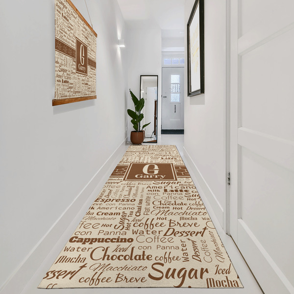 Coffee Lover Area Rug Sizes - In Context (vertical)