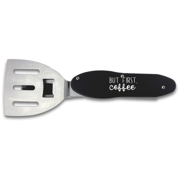 Custom Coffee Lover BBQ Tool Set - Double Sided (Personalized)